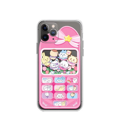 Japanese Cartoon ChiiKawa | Kawaii Mobile Phone Angel Devil Chiikawa Hachiware Usagi Momonga with Phone Strape - iPhone Case 11 12 13 14 15 16 Pro Promax  WinnieTheBirds Toy Shop