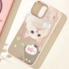 Say Hi White Lovely Cats iPhone Case 11 12 13 14 Pro Promax