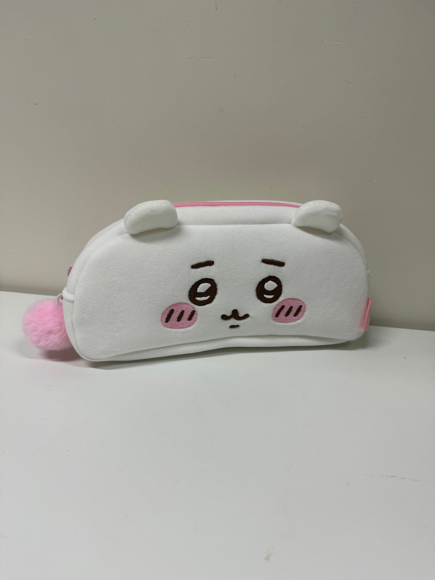 ChiiKawa X Miniso | ChiiKawa Hachiware Usagi Plush Pencil Bag - Kawaii items Room Decoration