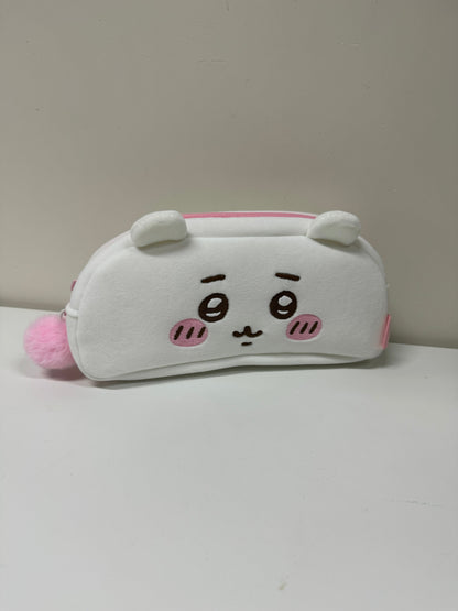 ChiiKawa X Miniso | ChiiKawa Hachiware Usagi Plush Pencil Bag - Kawaii items Room Decoration