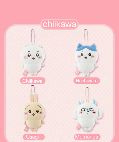 ChiiKawa X Miniso | ChiiKawa Hachiware Usagi Momonga Mini Plush Doll Keychain - Kawaii items Room Decoration doll  WinnieTheBirds Toy Shop