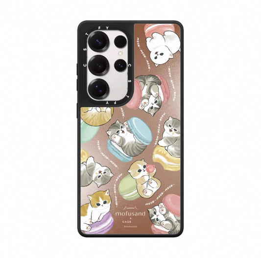 Cute Cartoon Mofusand | Macaron Style Lovely Cat - Phone Case Samsung Galaxy S25 S24 S23 Ultra WinnieTheBirds Toy Shop