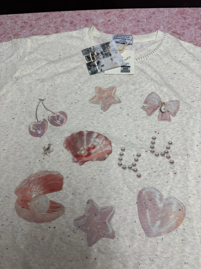 Korean Fashion Ocean Style T-Shirt Series | Ocean Shell  - Kawaii Fashion Items