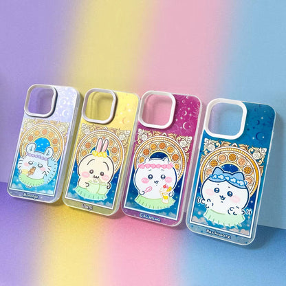 Japanese Cartoon ChiiKawa The Movie : The Secret Of The Mermaid Island Grass Skirt Style | Chiikawa Hachiware Usagi Momonga - Phone Case Samsung Galaxy S26 S25 S24 S23 S22 S21 FE Ultra Edge