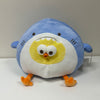 Lovely Chicken Fat Dundun Ocean Plush Doll | Blue Shark Chick- Children Gift Animal Plush Doll