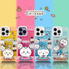 Japanese Cartoon ChiiKawa Korean Dress Up Laser Case | Chiikawa Hachiware Usagi - iPhone Case 11 12 13 14 15 16 16e 17 17e Pro Promax