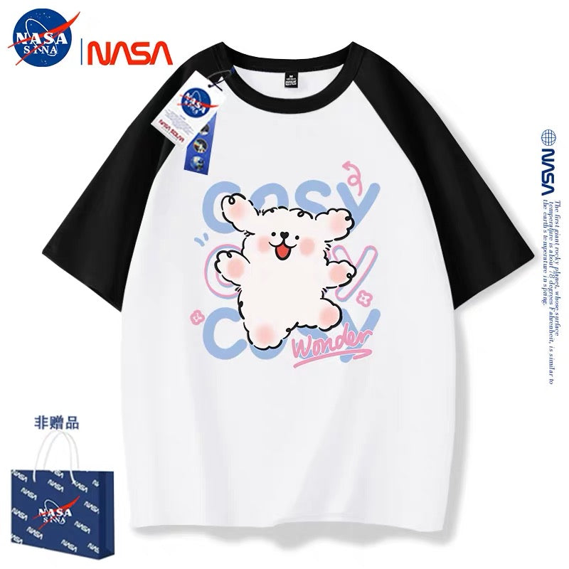 Cute Cartoon Doggie Maltese Puppy Style T-Shirt Series | Say Hello with Smile Part3 - Kawaii Fashion Items for Child & Adult