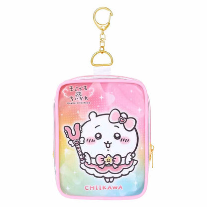 Japanese Cartoon Chiikawa Magic Girl Plastic Itabag Bag Keychain | ChiiKawa Hachiware Usagi Momonga Kurimanju Shisa - Kawaii Items Can Put in Dolls Keep Dolls Clean WinnieTheBirds Toy Shop