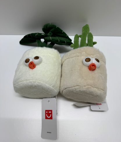 Lovely Chicken Fat Dundun Plant Plush Doll | Monstera & Bamboo Plant - Children Gift Animal Plush Doll