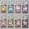 Japanese Cartoon Phone Case Magical Girl with Glass Window Clean Version | Chiikawa Hachiware Usagi Momonga Kurimanju Rakko Shisa Furuhonya - Phone Case Samsung Galaxy S26 S25 S24 S23 S22 S21 FE Ultra Edge