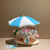[限定] ちいかわ × Miniso ホットサマーシリーズ | ちいかわ ハチワレ うさぎ 日傘 日よけ ぬいぐるみ かわいい人形 - かわいいアイテム 部屋飾り 人形