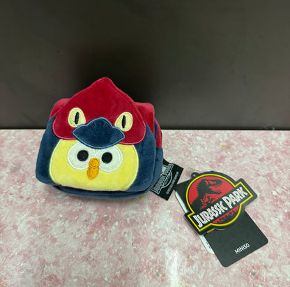 [Pre-Owned] Lovely Chicken Fat Dundun Special Plush Keychain | Dinosaur Park Chick Little Bag - Children Gift Animal Plush Doll