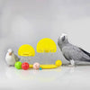 15-18cm M L Size Medium Large Size Parrot Basketball Hoop with 5 Plastic Balls Bird Intelligence Training Toy Parrot Educational Toys