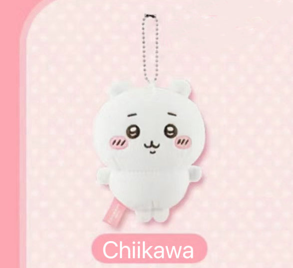 ChiiKawa X Miniso | ChiiKawa Hachiware Usagi Momonga Mini Plush Doll Keychain - Kawaii items Room Decoration doll  WinnieTheBirds Toy Shop