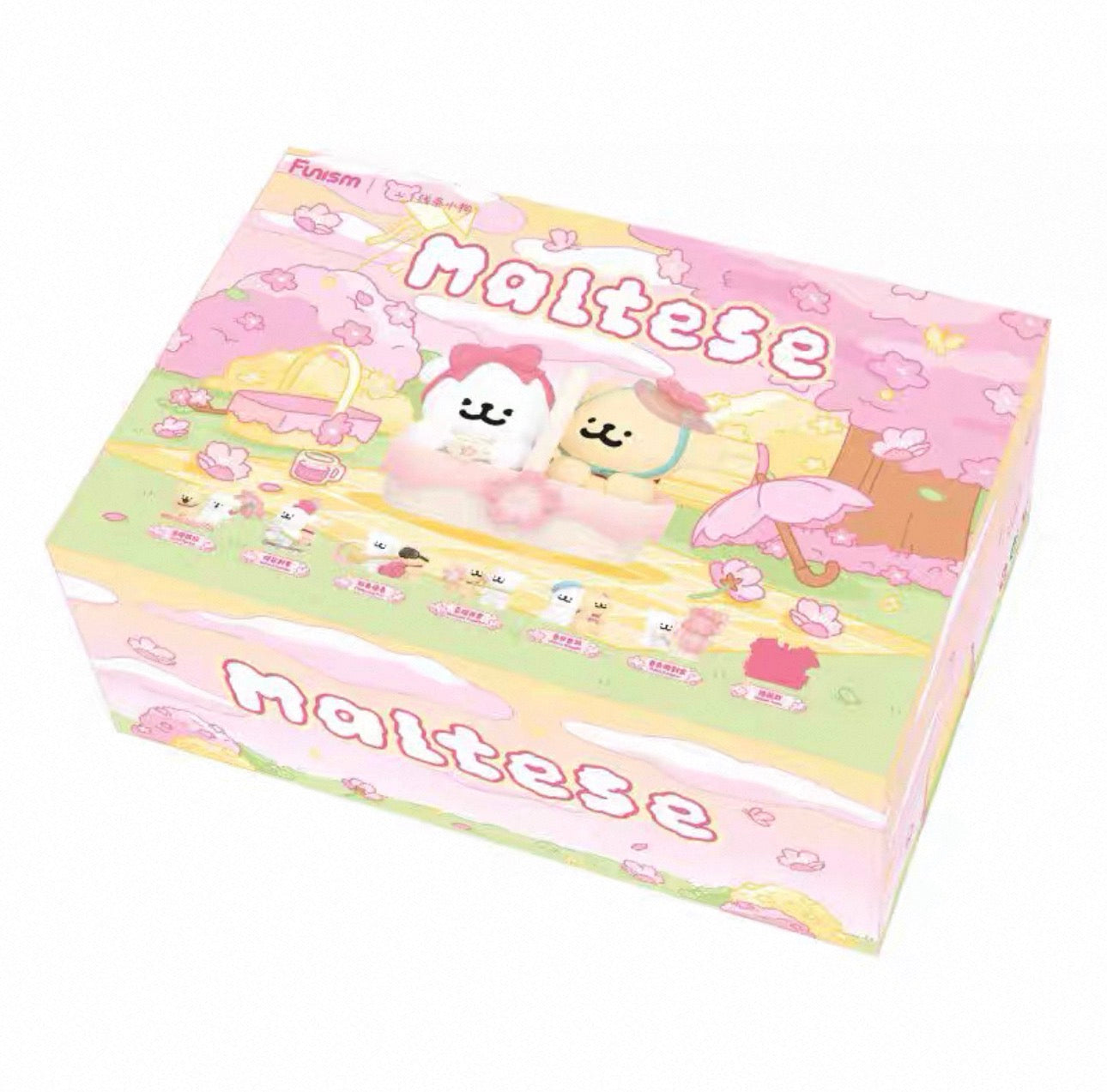 Funism Maltese Puppy | Romantic Sakura Ver - Lovely Collectable Toys Mystery Blind Box