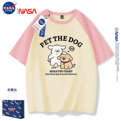 Cute Cartoon Doggie Maltese Puppy Style T-Shirt Series | Pet The Dog Part3 - Kawaii Fashion Items for Child & Adult