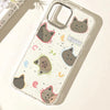 可愛い猫 子猫 ミラー iPhoneケース カワイイ ラブリー キュート ロリータ iPhone PLUS 11 12 13 14 15 16 Pro Promax