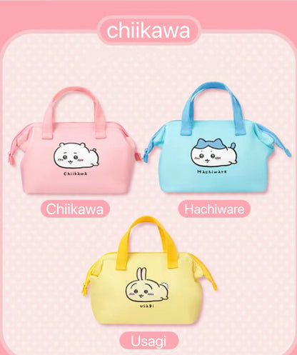 ChiiKawa X Miniso | ChiiKawa Hachiware Usagi Lunch Bag - Kawaii items Room Decoration  WinnieTheBirds Toy Shop