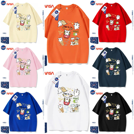 Cute Cartoon Doggie Maltese Puppy Style T-Shirt Series | Happy Puppy Tie Tie Part1 - Kawaii Fashion Items for Child & Adult