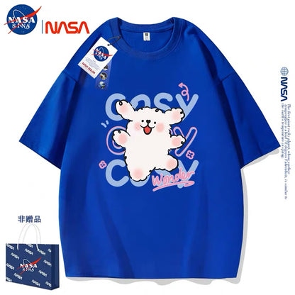 Cute Cartoon Doggie Maltese Puppy Style T-Shirt Series | Say Hello with Smile Part1 - Kawaii Fashion Items for Child & Adult