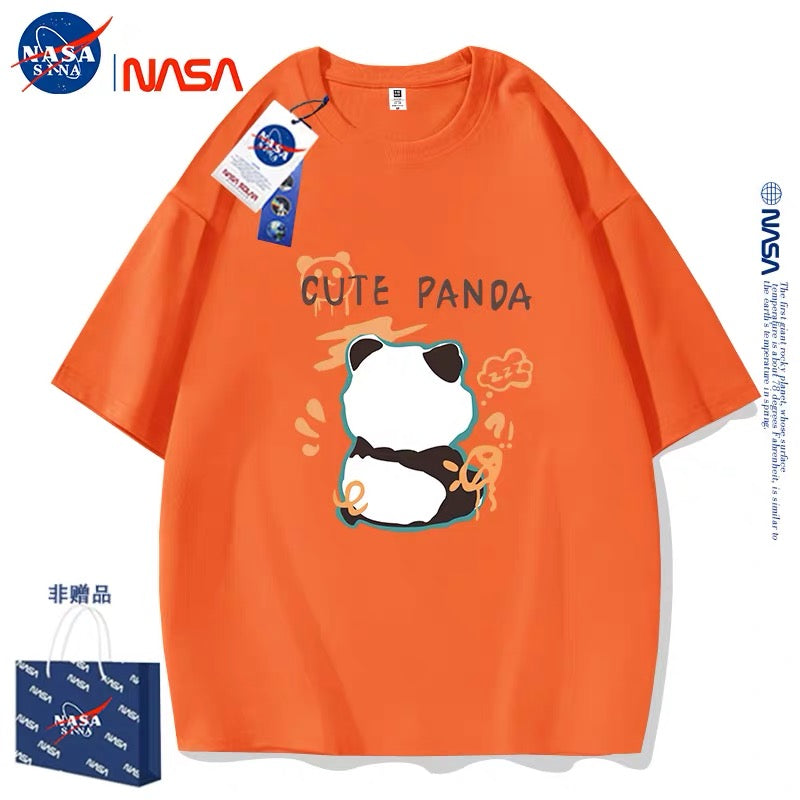 Cute Animals Panda Style T-Shirt Series | Back of Cute Panda Part1 - Kawaii Fashion Items for Child & Adult Matching outfits for Parents and Children