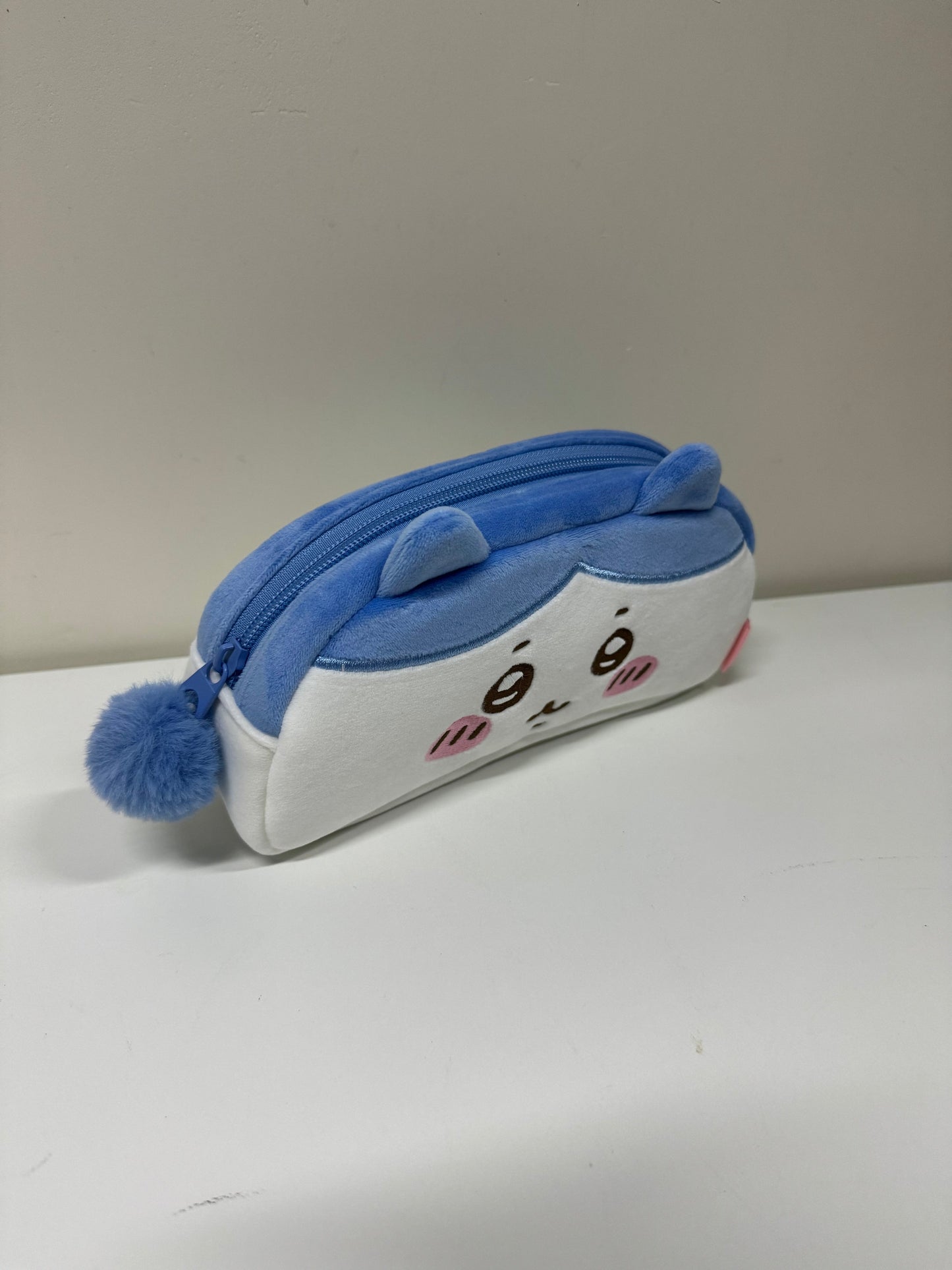 ChiiKawa X Miniso | ChiiKawa Hachiware Usagi Plush Pencil Bag - Kawaii items Room Decoration