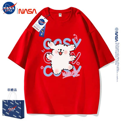 Cute Cartoon Doggie Maltese Puppy Style T-Shirt Series | Say Hello with Smile Part1 - Kawaii Fashion Items for Child & Adult