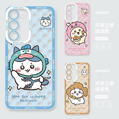 Japanese Cartoon Chiikawa Cosplay Version | ChiiKawa Hachiware Usagi - Phone Case Samsung Galaxy S26 S25 S24 S23 S22 S21 FE Ultra Edge