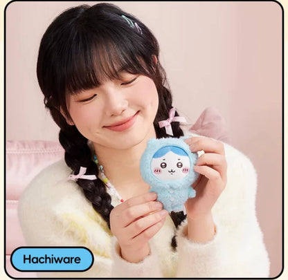 ChiiKawa X Miniso | ChiiKawa Hachiware Usagi Pajamas Keychain - Kawaii items Room Decoration doll  WinnieTheBirds Toy Shop