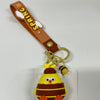 Lovely Chicken Fat Dundun Plastic Keychain | Bee DunDun Chick - Children Gift Animal Lanyards