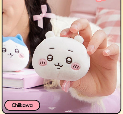 ChiiKawa X Miniso | ChiiKawa Hachiware Usagi Big Head Keychain - Kawaii items Room Decoration doll  WinnieTheBirds Toy Shop