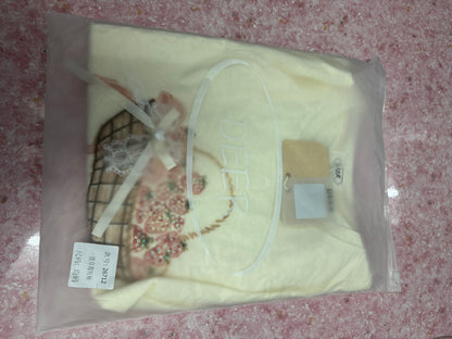 Korean Fashion Cute Fruits Style T-Shirt Series | Bling Strawberry Basket - Kawaii Fashion Items