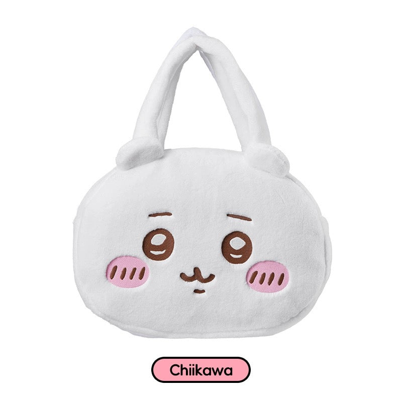 ChiiKawa X Miniso | ChiiKawa Hachiware Usagi Big Head Plush Bag - Kawaii items Room Decoration  WinnieTheBirds Toy Shop