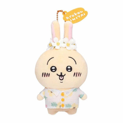 Japan Chiikawa X Travel Series| ChiiKawa Hachiware Usagi - Mini Plush Doll Keychain WinnieTheBirds Toy Shop