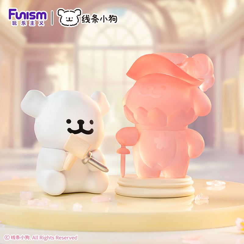 Funism Maltese Puppy | Romantic Sakura Ver - Lovely Collectable Toys Mystery Blind Box