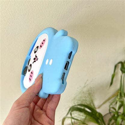 Japanese Cartoon ChiiKawa Pajamas Party Silicone | Hachiware Usagi - iPhone Case 15 14 13 12 11 Pro ProMax WinnieTheBirds Toy Shop