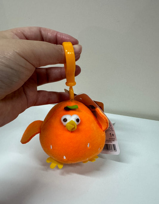 Lovely Chicken Fat Dundun Plush Doll Keychain | Orange Chick - Children Gift Animal Mini Plush Doll