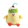 Lovely Chicken Fat Dundun Summer Plush Doll | Young Coconut Green Chick - Children Gift Animal Plush Doll
