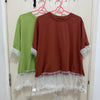 Japanese Fashion Cute Style Mori Series | Layer T-Shirt with Lace - Kawaii Fashion Items