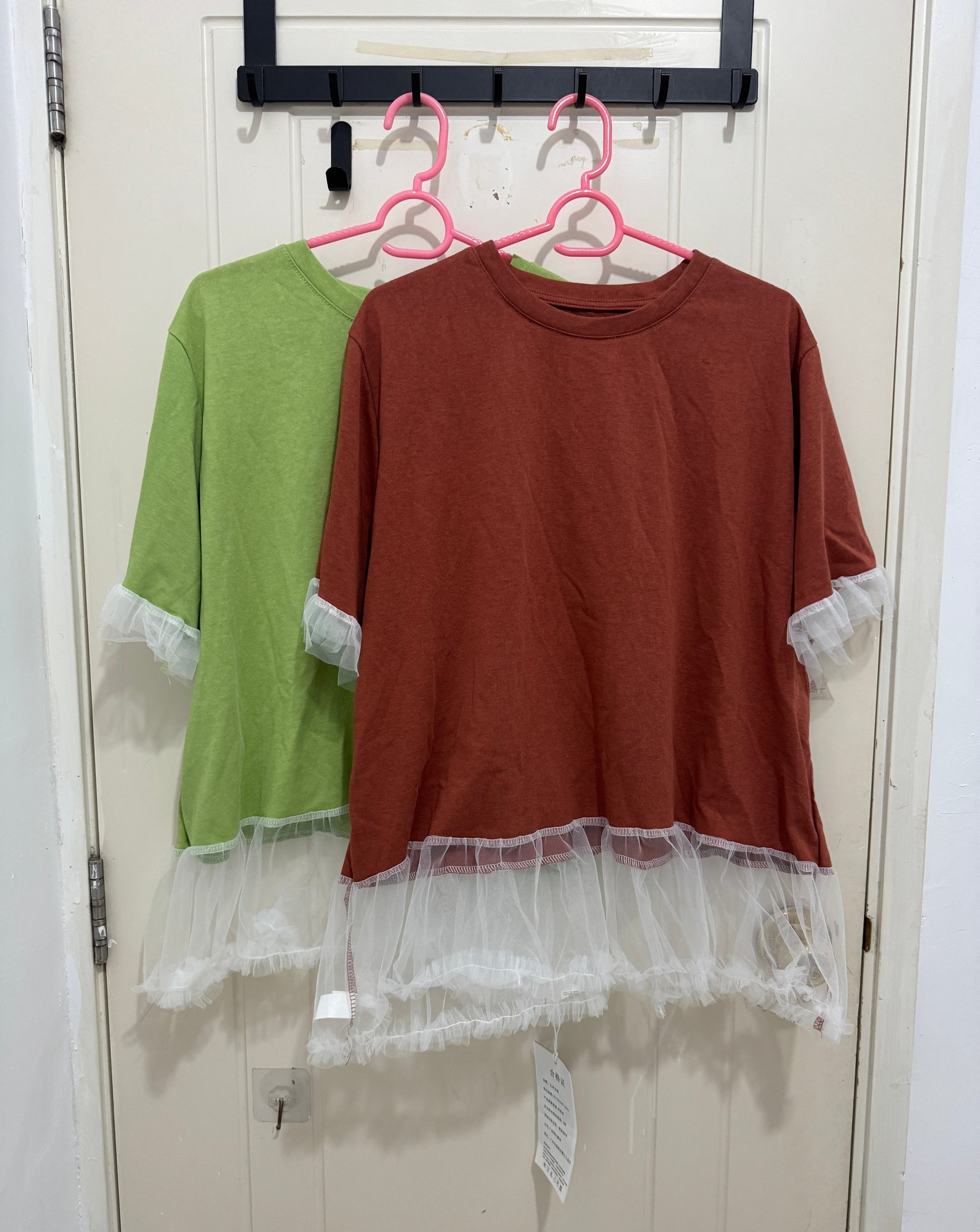Japanese Fashion Cute Style Mori Series | Layer T-Shirt with Lace - Kawaii Fashion Items