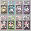 Japanese Cartoon Phone Case Magical Girl with Glass Window Clean Version | Chiikawa Hachiware Usagi Momonga Kurimanju Rakko Shisa Furuhonya - iPhone Case PLUS SE2 15 16 16e 17 17e Pro Promax 12mini 13mini