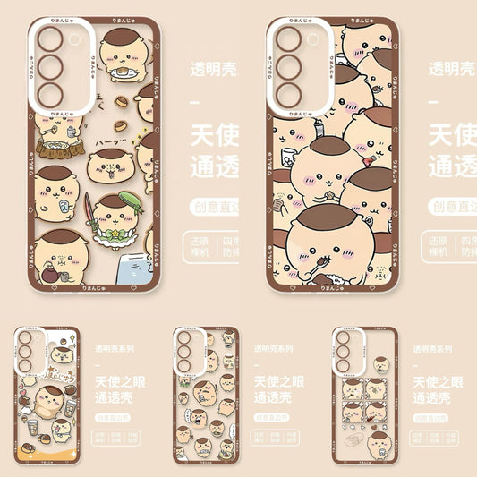 Japanese Cartoon Chiikawa | Kurimanju 5 Styles - Phone Case Samsung Galaxy S26 S25 S24 S23 S22 S21 FE Ultra Edge