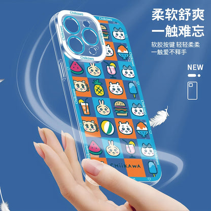 Japanese Cartoon ChiiKawa iPhone Case | Summer Time & Bee Sky Blue Ver 8 Styles - iPhone Case PLUS SE2 11 12 13 14 15 16 16e 17 17e Pro Promax 12mini 13mini