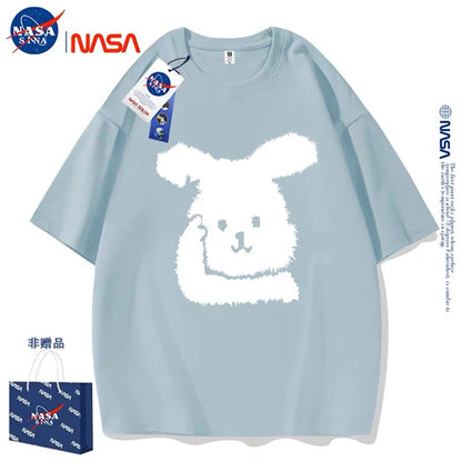 Cute Animals Rabbit Style T-Shirt Series | Rabbit Hi Part2 - Kawaii Fashion Items for Child & Adult