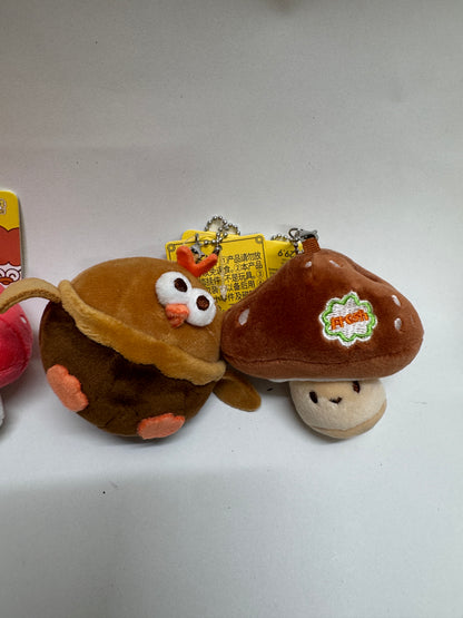 Lovely Chicken Fat Dundun Qixi Festival Plush Keychain | Chinese Valentine's Day Series Chick Heart Lock & Key - Children Gift Animal Plush Doll (副本)