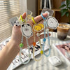Joke Bear with friends Phone Lanyard Short Version | Joker Bear Pug Moguracorokke - for All Smart Phones- for All Smart Phones