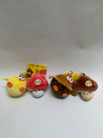 Lovely Chicken Fat Dundun Qixi Festival Plush Keychain | Chinese Valentine's Day Series Chick Heart Lock & Key - Children Gift Animal Plush Doll (副本)