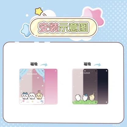 ChiiKawa X Miniso | ChiiKawa Hachiware Usagi Watching Shooting Star Acrylic Cardholder - Kawaii items Room Decoration Item  WinnieTheBirds Toy Shop