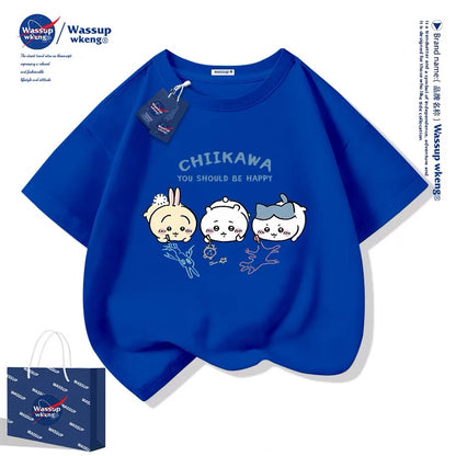 Japanese Cartoon ChiiKawa Casual Style T-Shirt Series | Chiikawa Hachiware Usagi Drawing Part 1 - Kawaii Fashion Items
