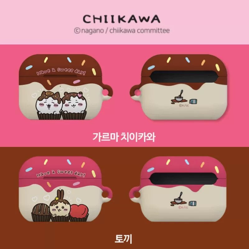Japanese Cartoon ChiiKawa Chocolate Have a Sweet Day | Chiikawa Hachiware Usagi - AirPods AirPodsPro AirPods3 AirPods4 Case